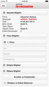Terminalim - Otobüs Uçak Bileti Al screenshot 4