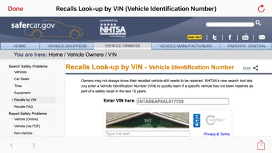 VinLookup screenshot 2