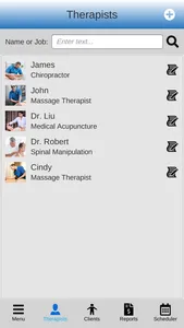 Massage Scheduling Software screenshot 1