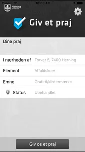 Giv et praj – Herning Kommune screenshot 1