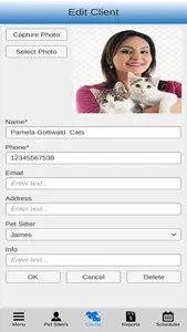 Pet Sitting Software screenshot 3