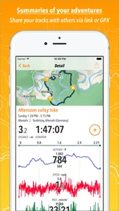 Trails · Outdoor GPS Logbook screenshot 2