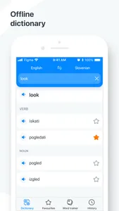 Slovenian−English dictionary screenshot 0