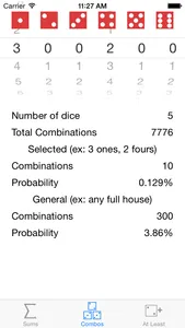 Dice Probability screenshot 0