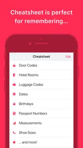 Cheatsheet — Notes Widget screenshot 6