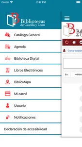 Bibliotecas Castilla y León screenshot 3