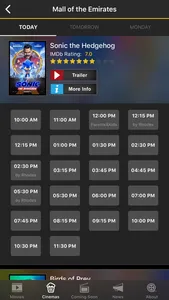 UAE Cinema Showtimes - Lite screenshot 4