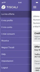 MyTiscali screenshot 1