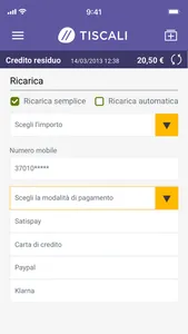 MyTiscali screenshot 7