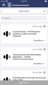 Ryan Parent Portal screenshot 1