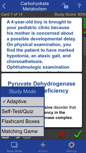 Biochemistry and Genetics Lange Flash Cards screenshot 0