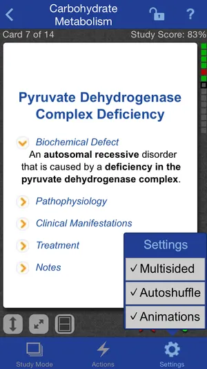 Biochemistry and Genetics Lange Flash Cards screenshot 2