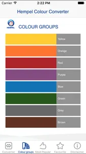 Hempel Colour Converter screenshot 1