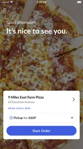 9 Miles East Farm Pizza screenshot 1