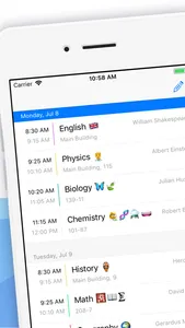 Weekly Timetable: The Schedule screenshot 0