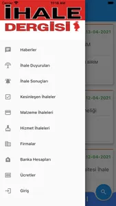 İhale Dergisi Mobil Uygulama screenshot 1