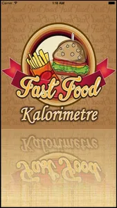 Fast Food Caloriemeter screenshot 2