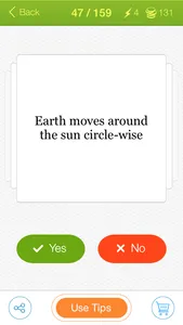 True or False? - an exciting quiz with many interesting questions screenshot 2