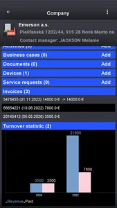 BusinessReport Mobile CRM screenshot 3