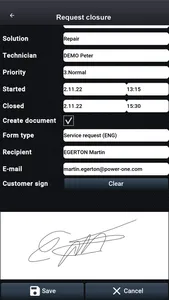 BusinessReport Mobile CRM screenshot 7