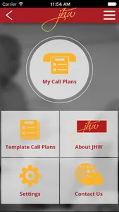 JHW Call Plan screenshot 0