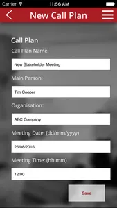 JHW Call Plan screenshot 1