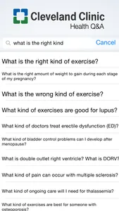 Cleveland Clinic Health Q&A screenshot 3