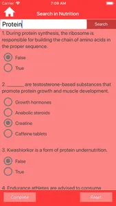 Human Nutrition Quizzes screenshot 4