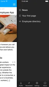 Staffbase Employee App screenshot 1