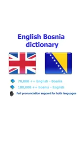 English Bosnian best dictionary - Engleski Bosna najbolji rječnik prevoditelj screenshot 0