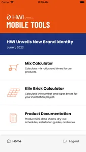 HarbisonWalker Mobile Tools screenshot 1