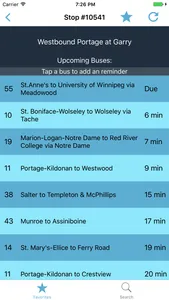 myBus Winnipeg - Live Transit screenshot 1