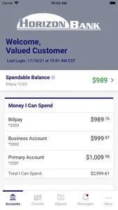 Horizon Bank NE Mobile screenshot 2