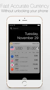 Currency Today - Global Currency Convertor Widget screenshot 0