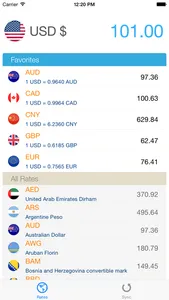 Currency Today - Global Currency Convertor Widget screenshot 3