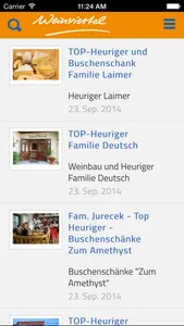 Weinviertler Heurigenkalender screenshot 1