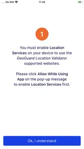 GeoGuard Location Validator screenshot 1