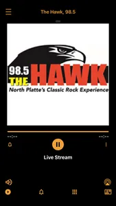 The Hawk, 98.5 FM KHAQ screenshot 0