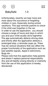 Baby Safe Drive-שמירת תינוקות screenshot 4