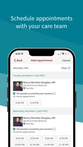 Stanford Health Care MyHealth screenshot 1