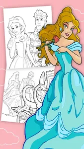 Princess - Coloring Pages screenshot 0