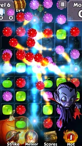 Trick or Treat Heroes - Match yummy candy and swipe halloween sweets to collect magic gems screenshot 1