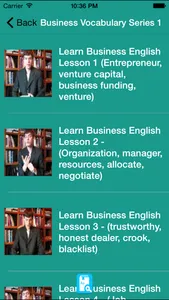 Business English - Vocabulary & Lessons in Context screenshot 2