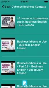 Business English - Vocabulary & Lessons in Context screenshot 3