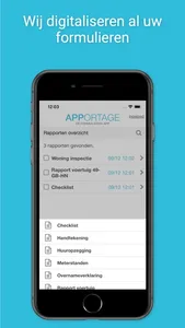 Apportage formulieren screenshot 0