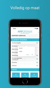 Apportage formulieren screenshot 2