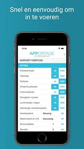 Apportage formulieren screenshot 3