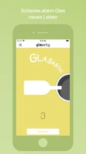 glasartig - Glas Recycling screenshot 1