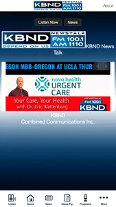 KBND Radio screenshot 1