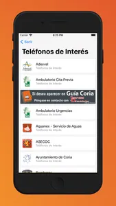 Guía Coria screenshot 1